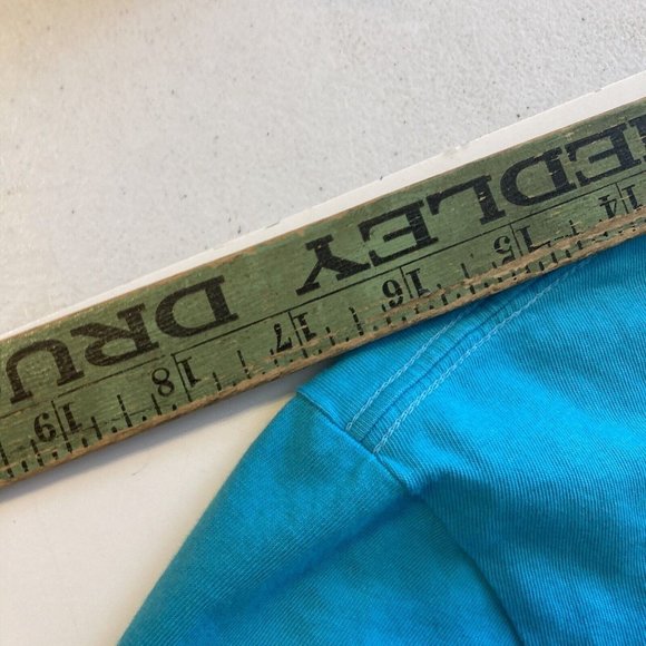 Life is good Womens xl Crusher Tee Teal Sun Offroad Scoop Neck T Shirt - Picture 5 of 7